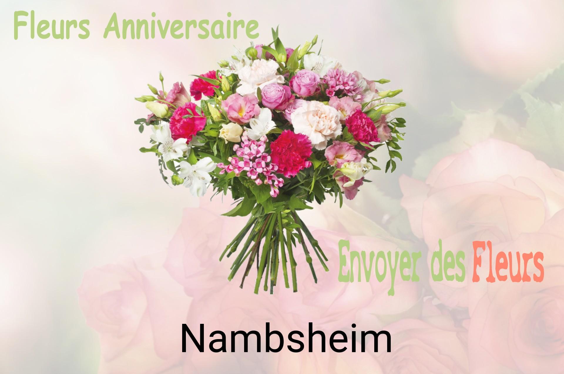 Bouquet de fleurs d’anniversaire livré à Nambsheim