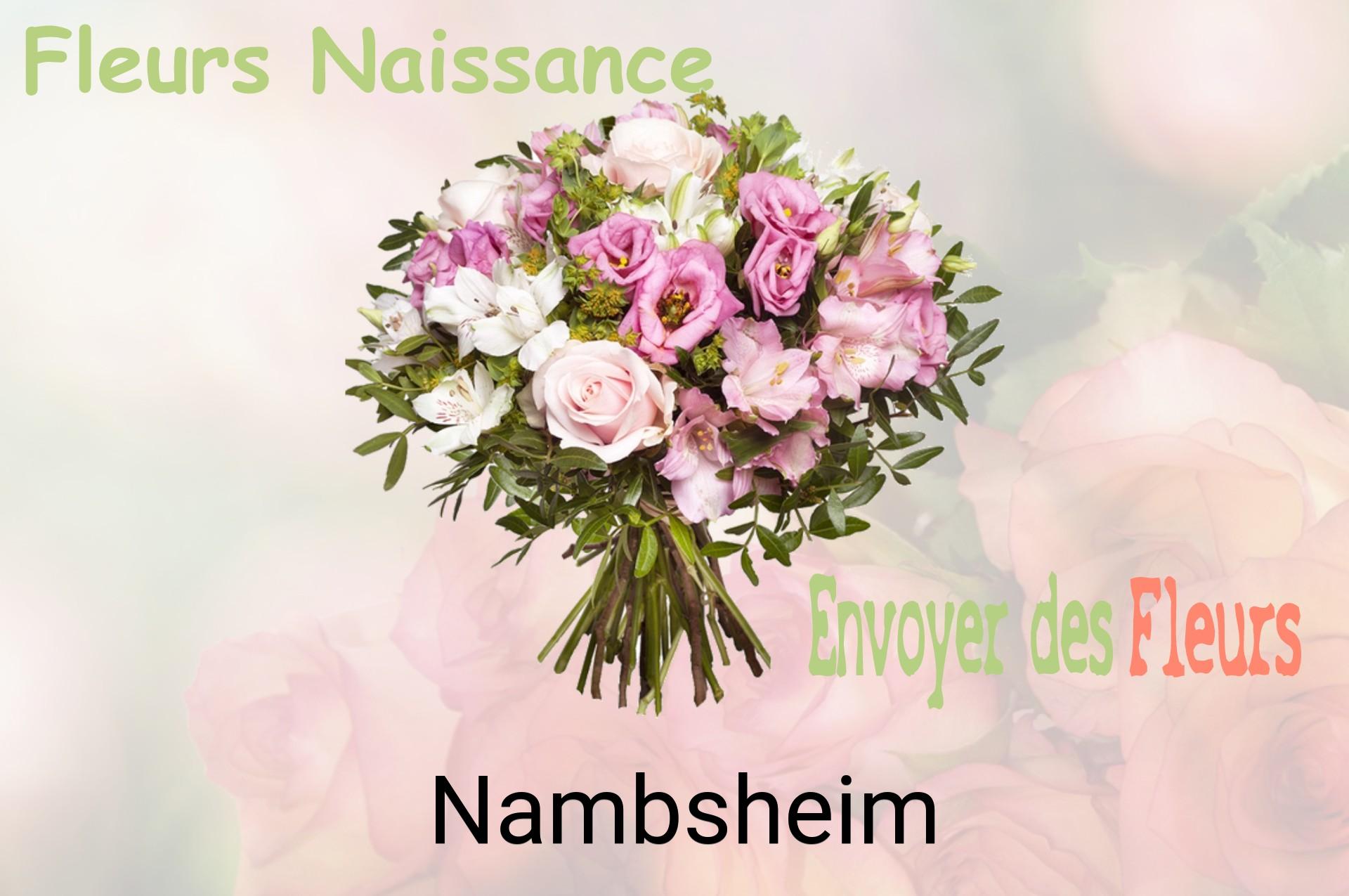 Bouquet de fleurs de naissance livré à Nambsheim